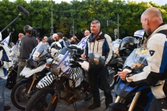 Bikers arrival at the Brandenburger Tor July 25th