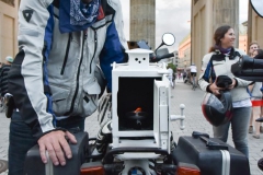 Bikers arrival at the Brandenburger Tor July 25th