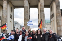 Bikers arrival at the Brandenburger Tor July 25th