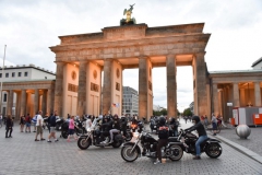 Bikers arrival at the Brandenburger Tor July 25th