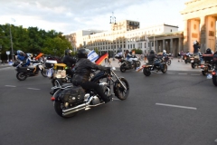 Bikers arrival at the Brandenburger Tor July 25th