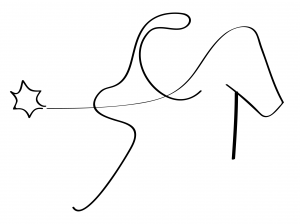 Dressurreiten Piktogramm